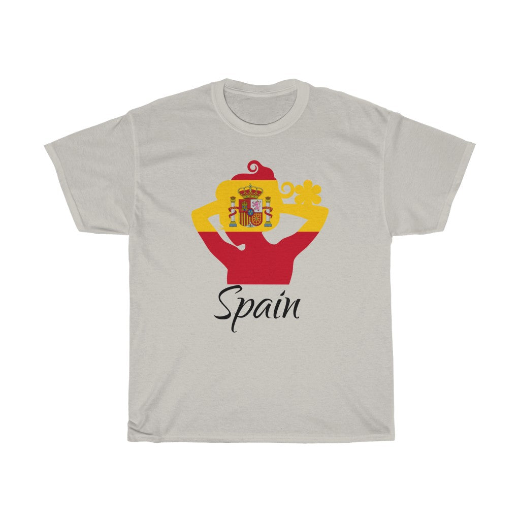 Spain Lady Flag Standard Tee 1 - Unisex