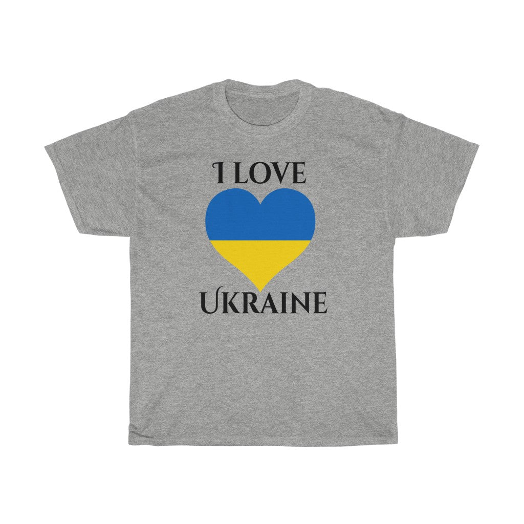 Ukraine Heart Flag Standard Tee 1 - Unisex