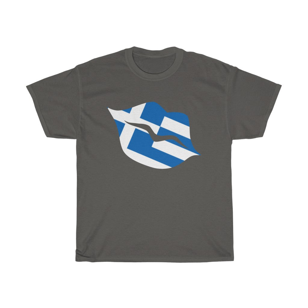 Greece Lips Flag Standard Tee - Unisex