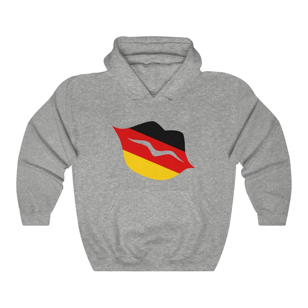 Germany Lips Flag Hoodie Sweatshirt - Unisex