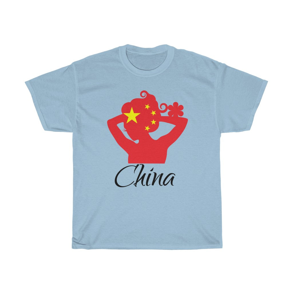 China Lady Flag Standard Tee 1 - Unisex