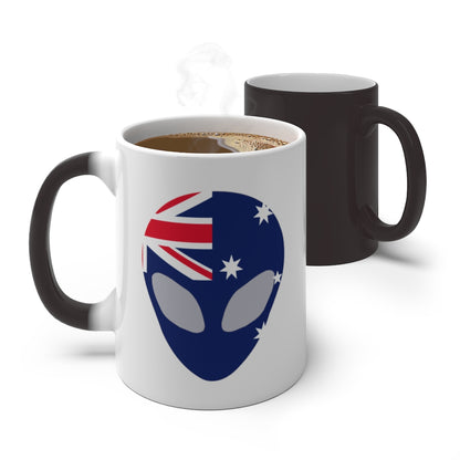 Australia Alien Color Changing Mug
