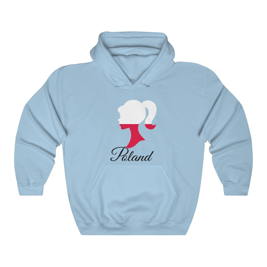 Poland Girl Flag Hoodie Sweatshirt 1 - Unisex