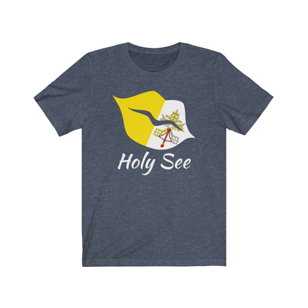 Holy See Lips Flag Premium Tee 2 - Unisex
