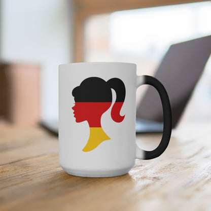 Germany Girl Color Changing Mug