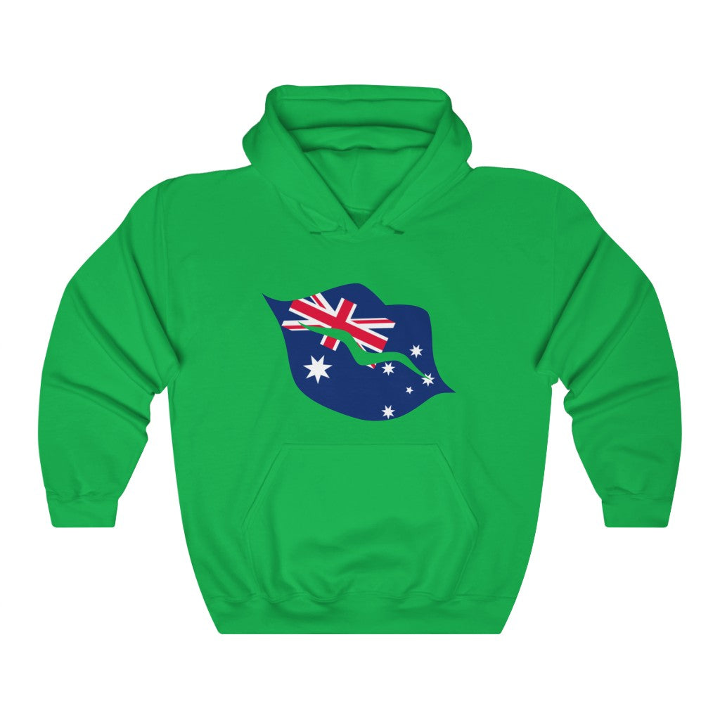 Australia Lips Flag Hoodie Sweatshirt - Unisex