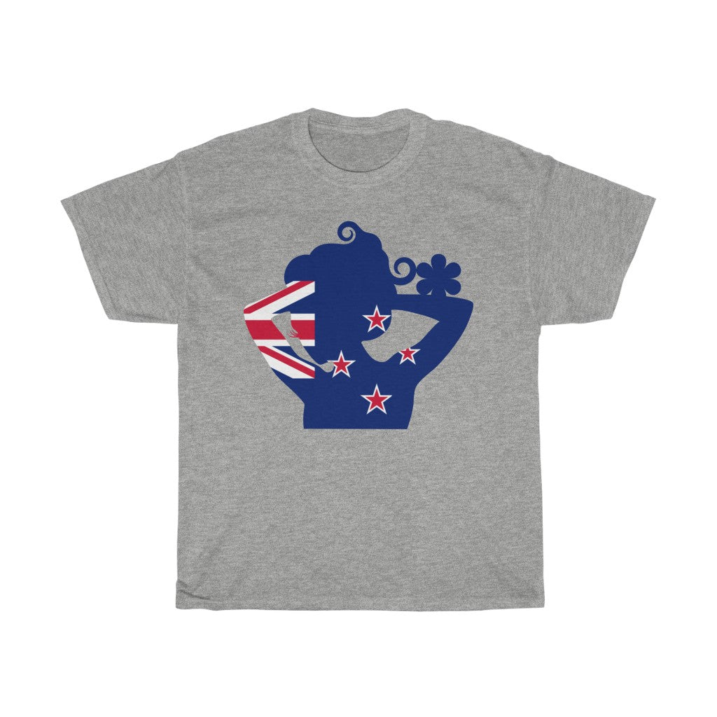 New Zealand Lady Flag Standard Tee - Unisex