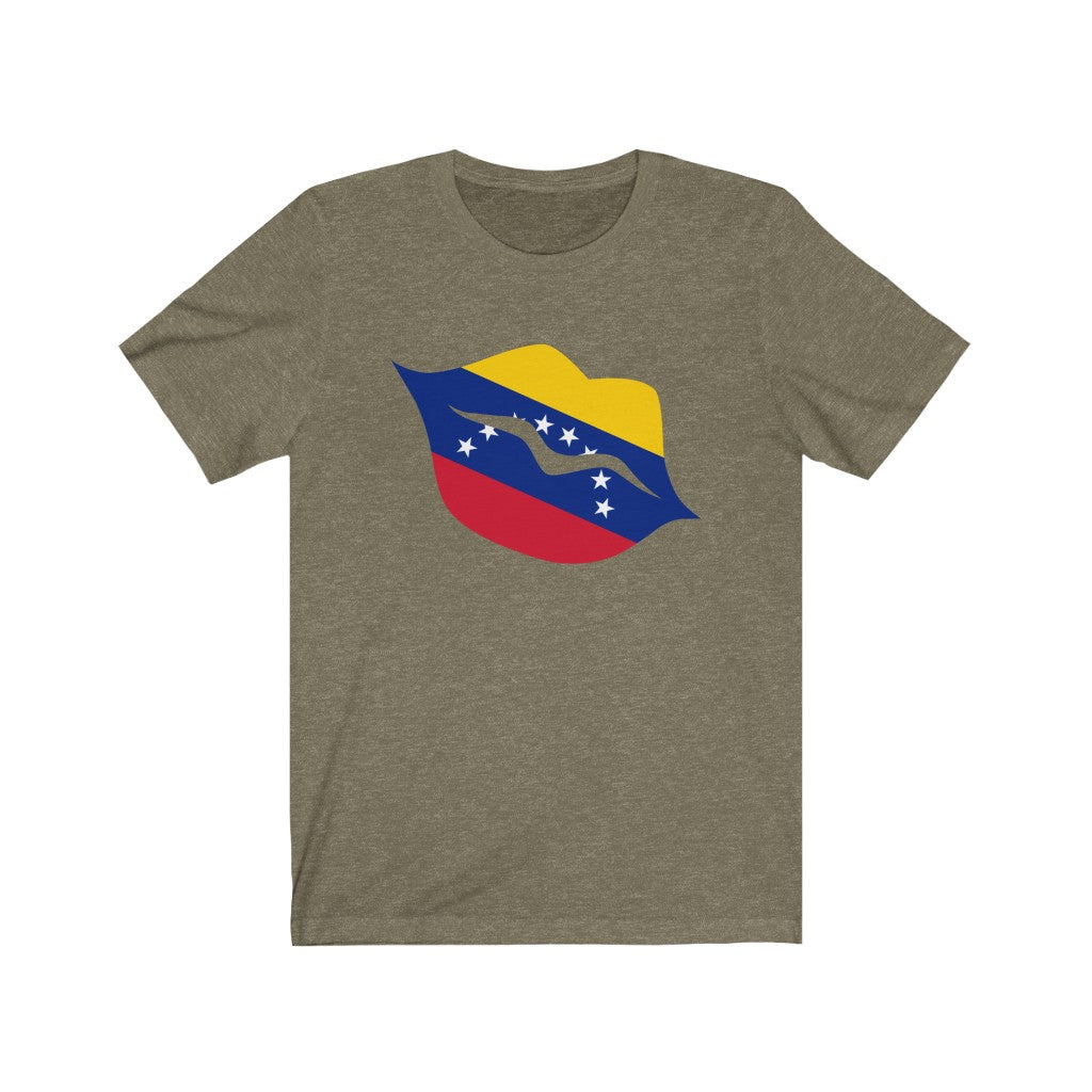 Venezuela Lips Flag Premium Tee - Unisex