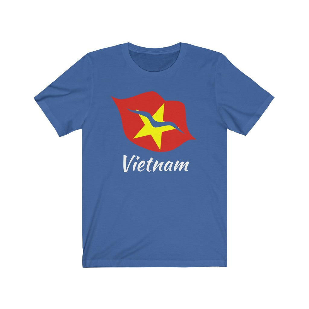Vietnam Lips Flag Premium Tee 2 - Unisex