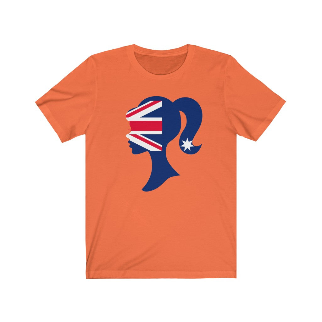 Australia Girl Flag Premium Tee - Unisex