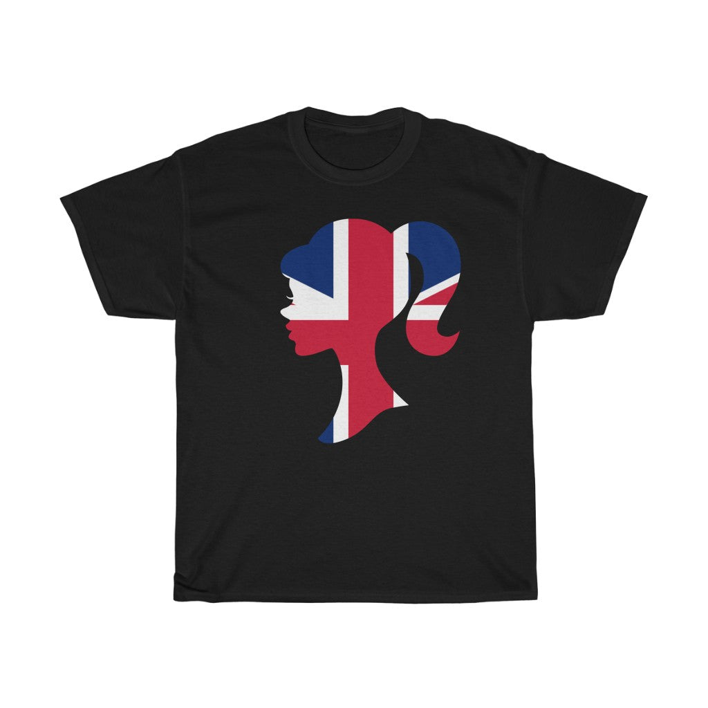 United Kingdom Girl Flag Standard Tee - Unisex