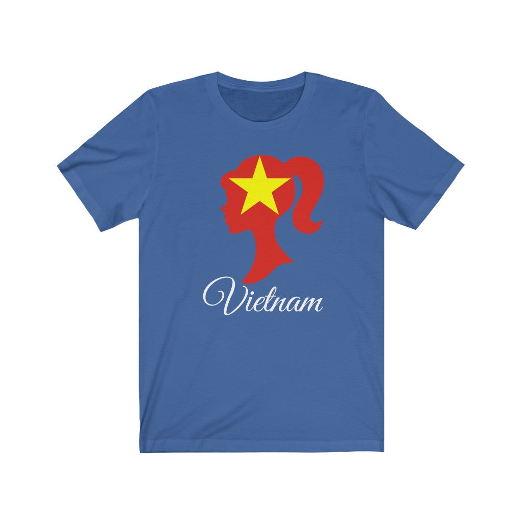 Vietnam Girl Flag Premium Tee 2 - Unisex
