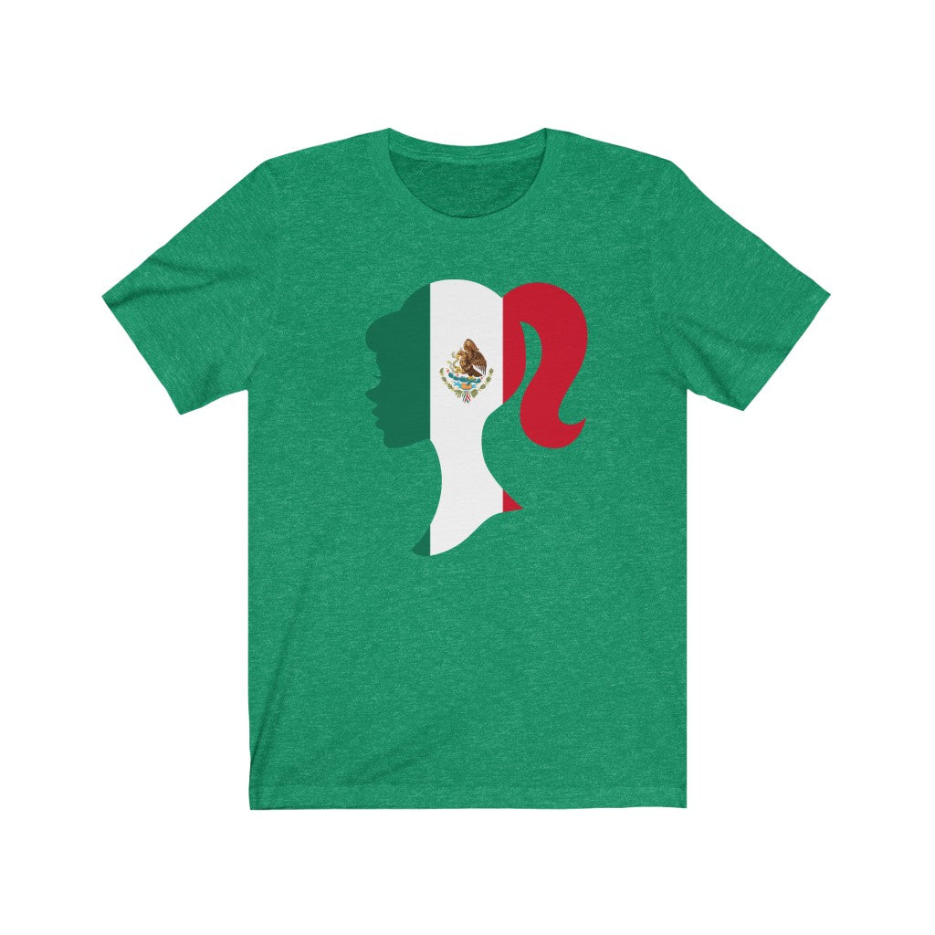 Mexico Girl Flag Premium Tee - Unisex