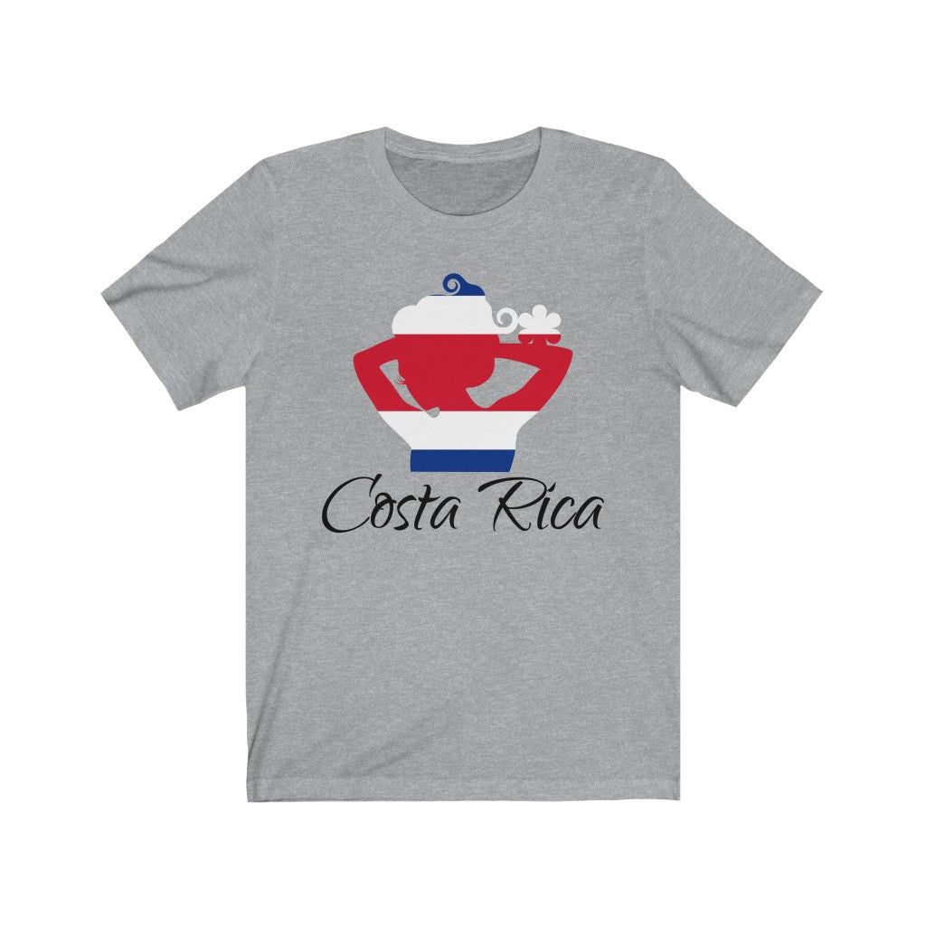 Costa Rica Lady Flag Premium Tee 1 - Unisex