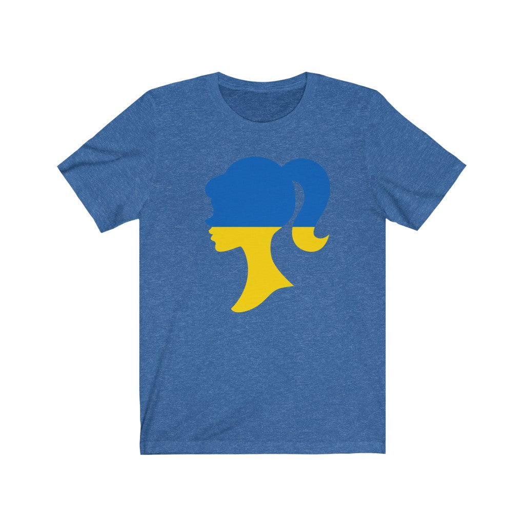 Ukraine Girl Flag Premium Tee - Unisex