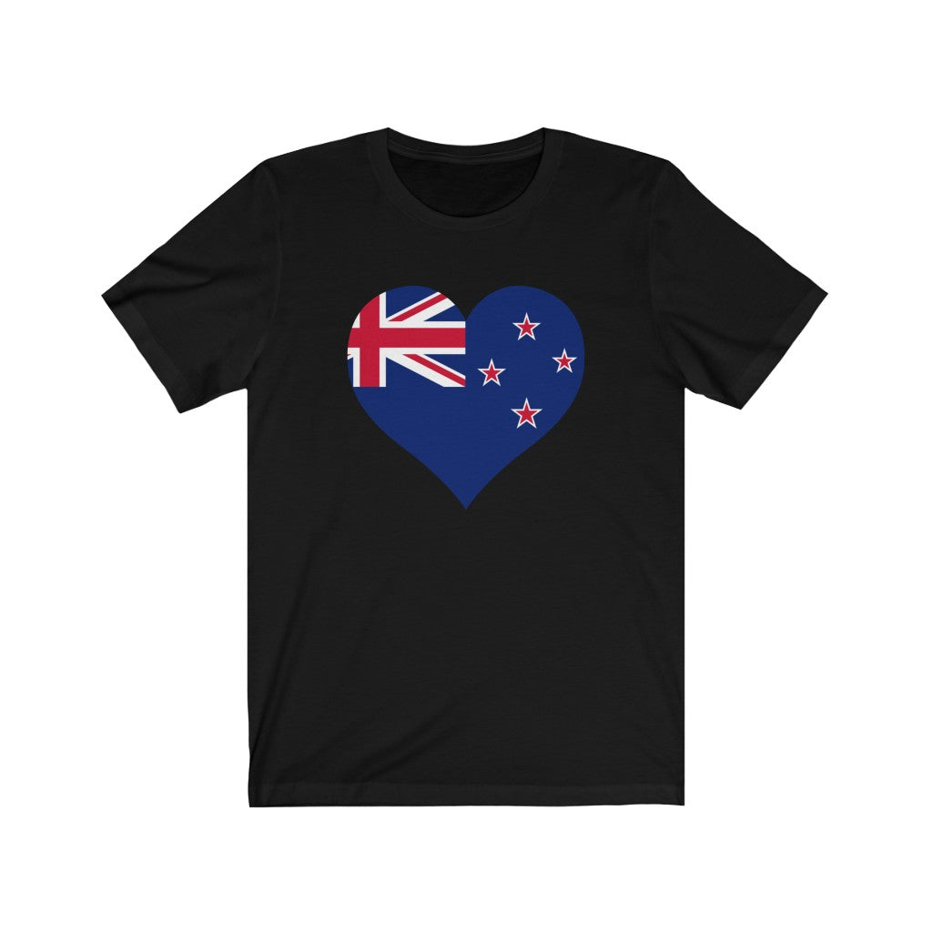 New Zealand Heart Flag Premium Tee - Unisex