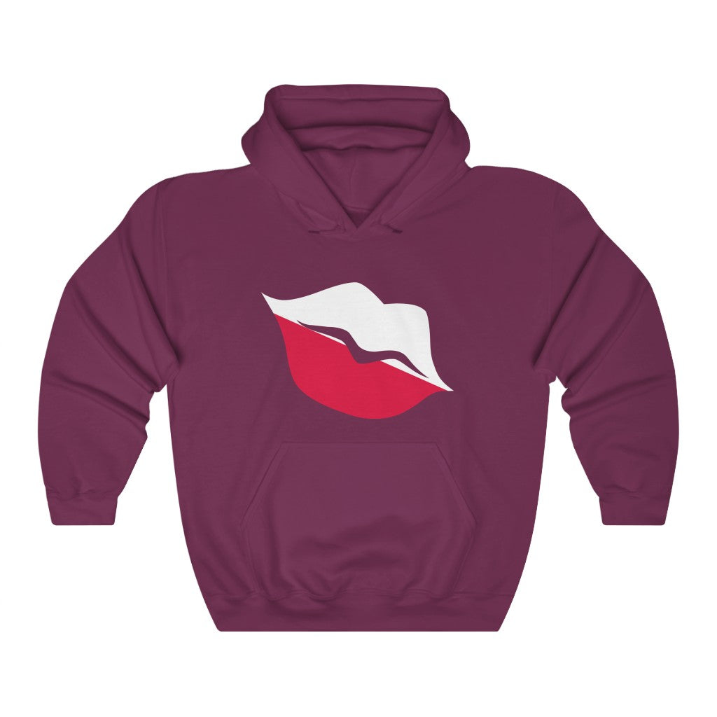 Poland Lips Flag Hoodie Sweatshirt - Unisex