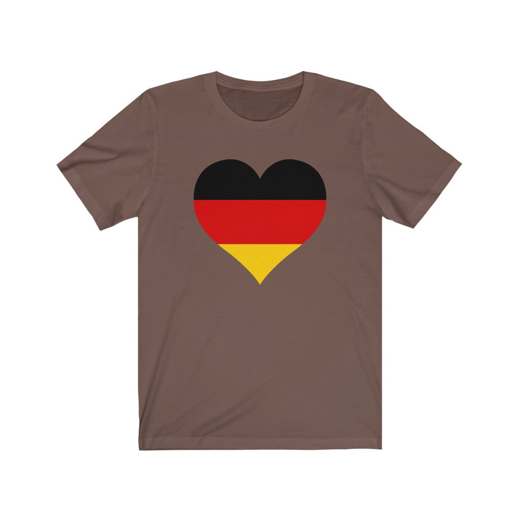 Germany Heart Flag Premium Tee - Unisex