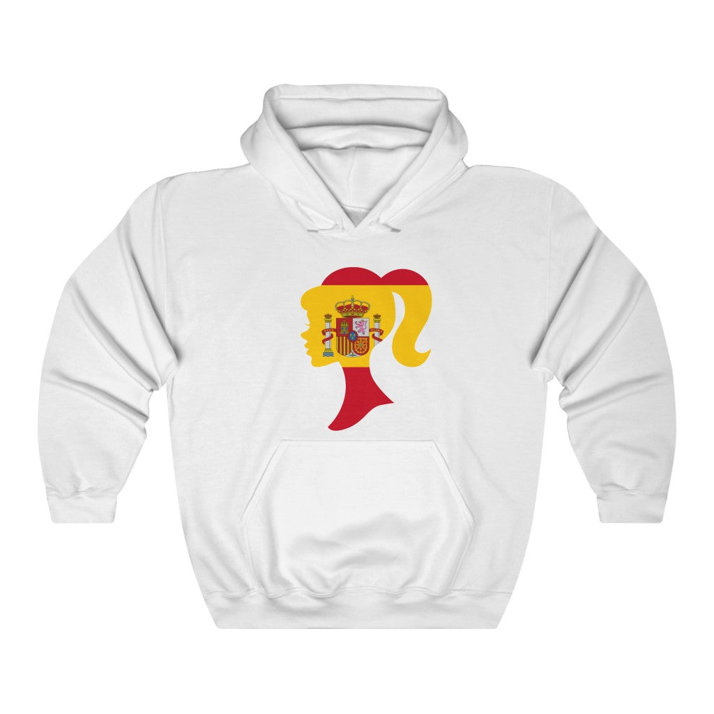 Spain Girl Flag Hoodie Sweatshirt - Unisex