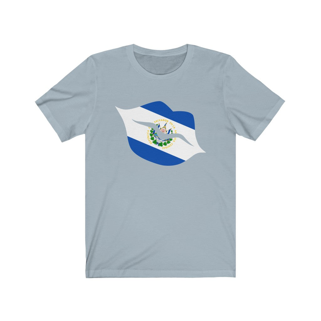El Salvador Lips Flag Premium Tee - Unisex
