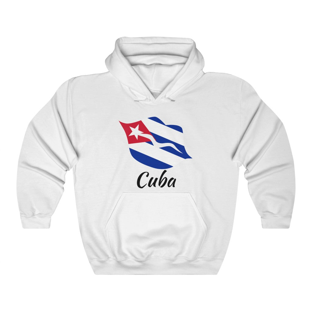 Cuba Lips Flag Hoodie Sweatshirt 1 - Unisex
