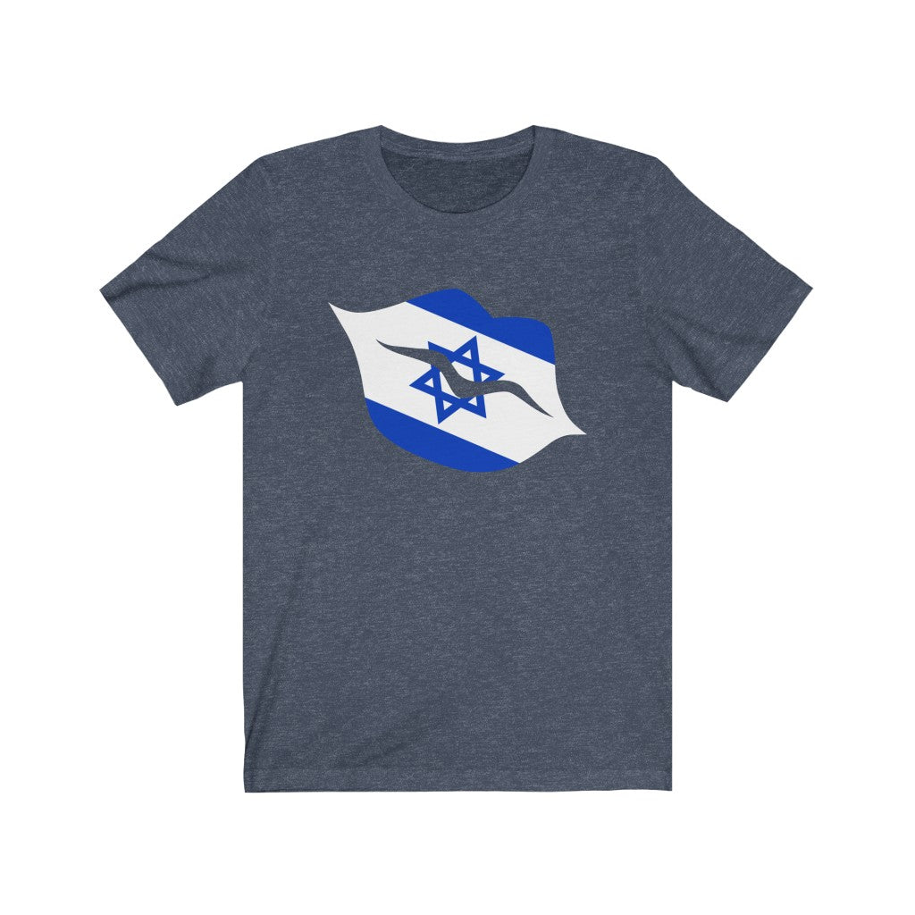 Israel Lips Flag Premium Tee - Unisex