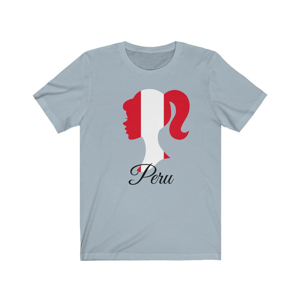 Peru Girl Flag Premium Tee 1 - Unisex