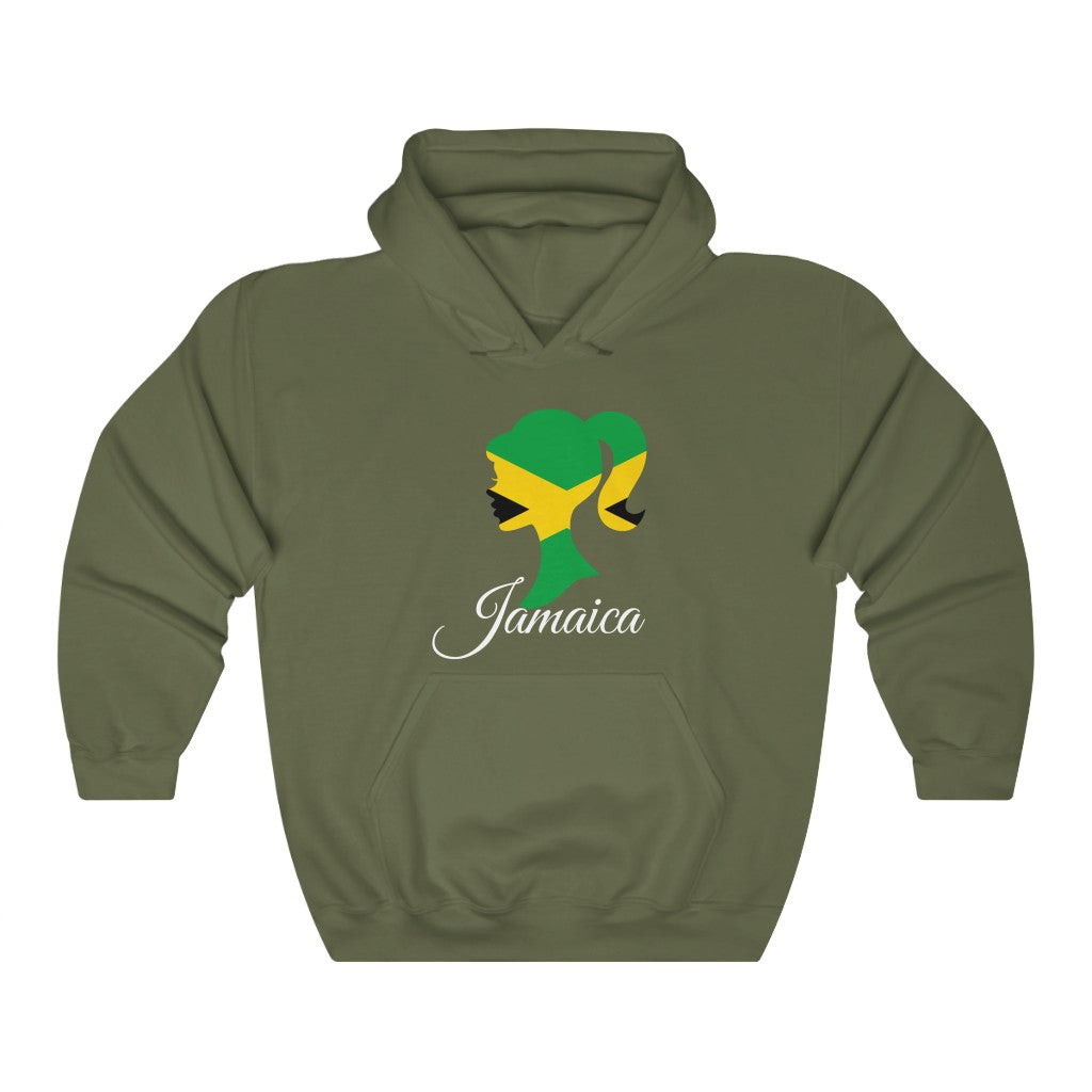 Jamaica Girl Flag Hoodie Sweatshirt 2 - Unisex