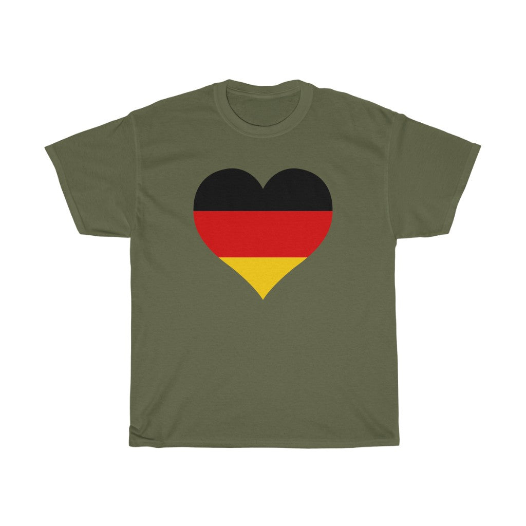 Germany Heart Flag Standard Tee - Unisex
