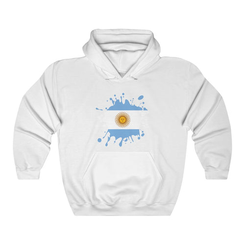Argentina Splat Flag Hoodie Sweatshirt - Unisex