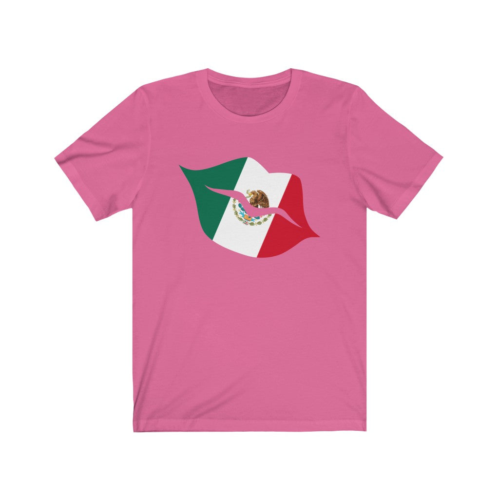 Mexico Lips Flag Premium Tee - Unisex