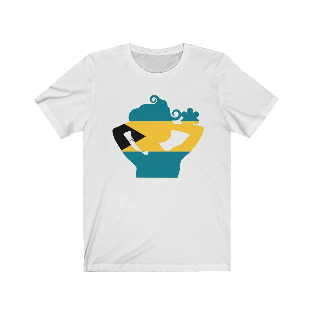 Bahamas Lady Flag Premium Tee - Unisex