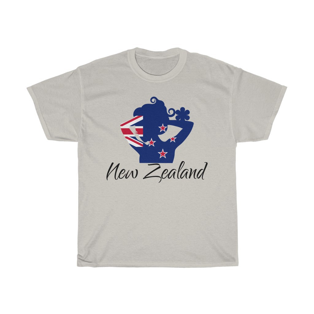 New Zealand Lady Flag Standard Tee 1 - Unisex