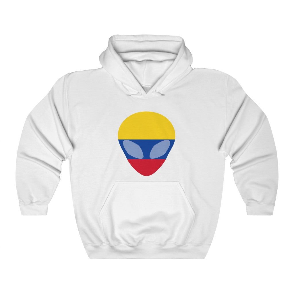 Colombia Alien Flag Hoodie Sweatshirt - Unisex