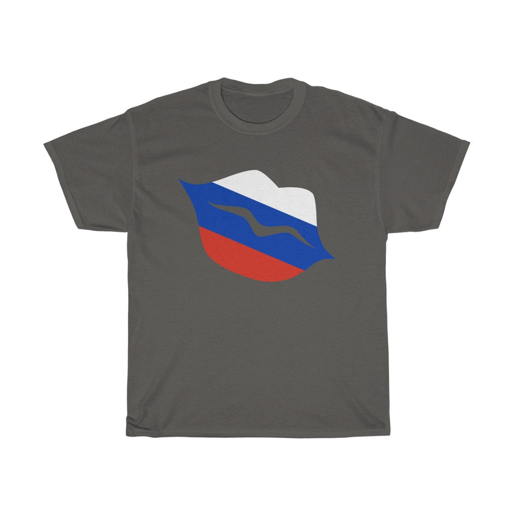 Russia Lips Flag Standard Tee - Unisex
