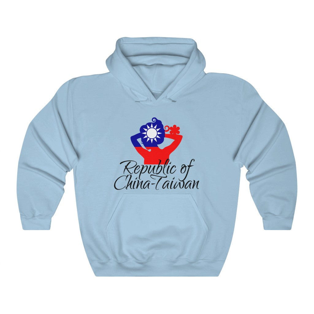 Republic of China - Taiwan Lady Flag Hoodie Sweatshirt 1 - Unisex