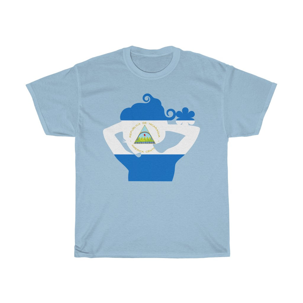 Nicaragua Lady Flag Standard Tee - Unisex