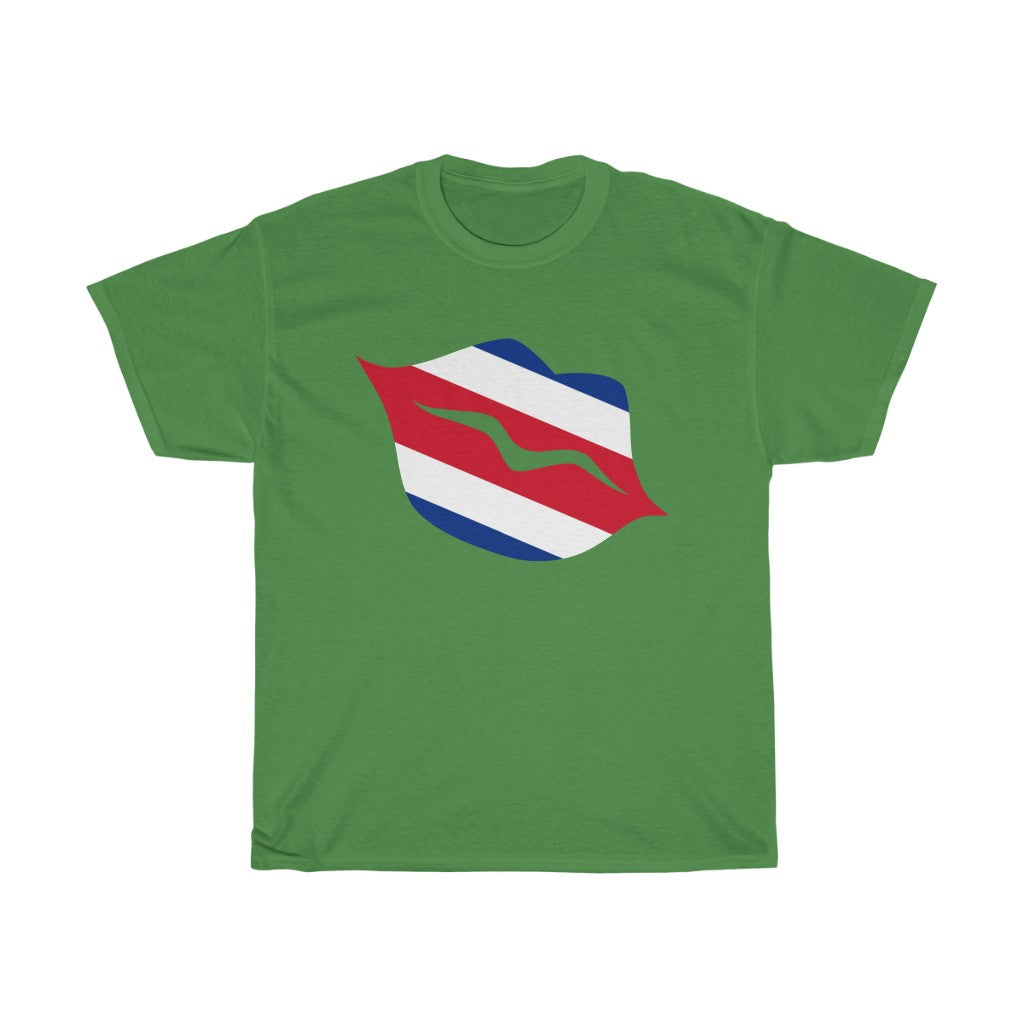 Costa Rica Lips Flag Standard Tee - Unisex