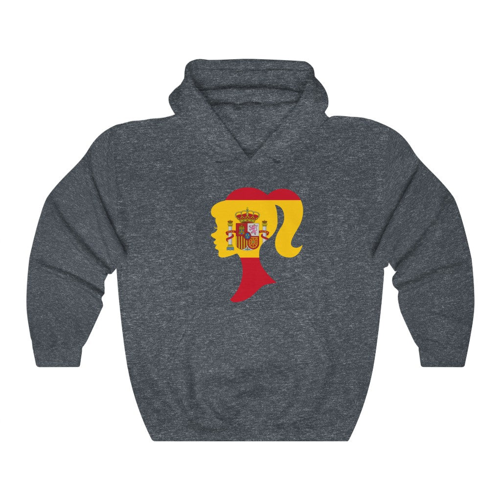 Spain Girl Flag Hoodie Sweatshirt - Unisex