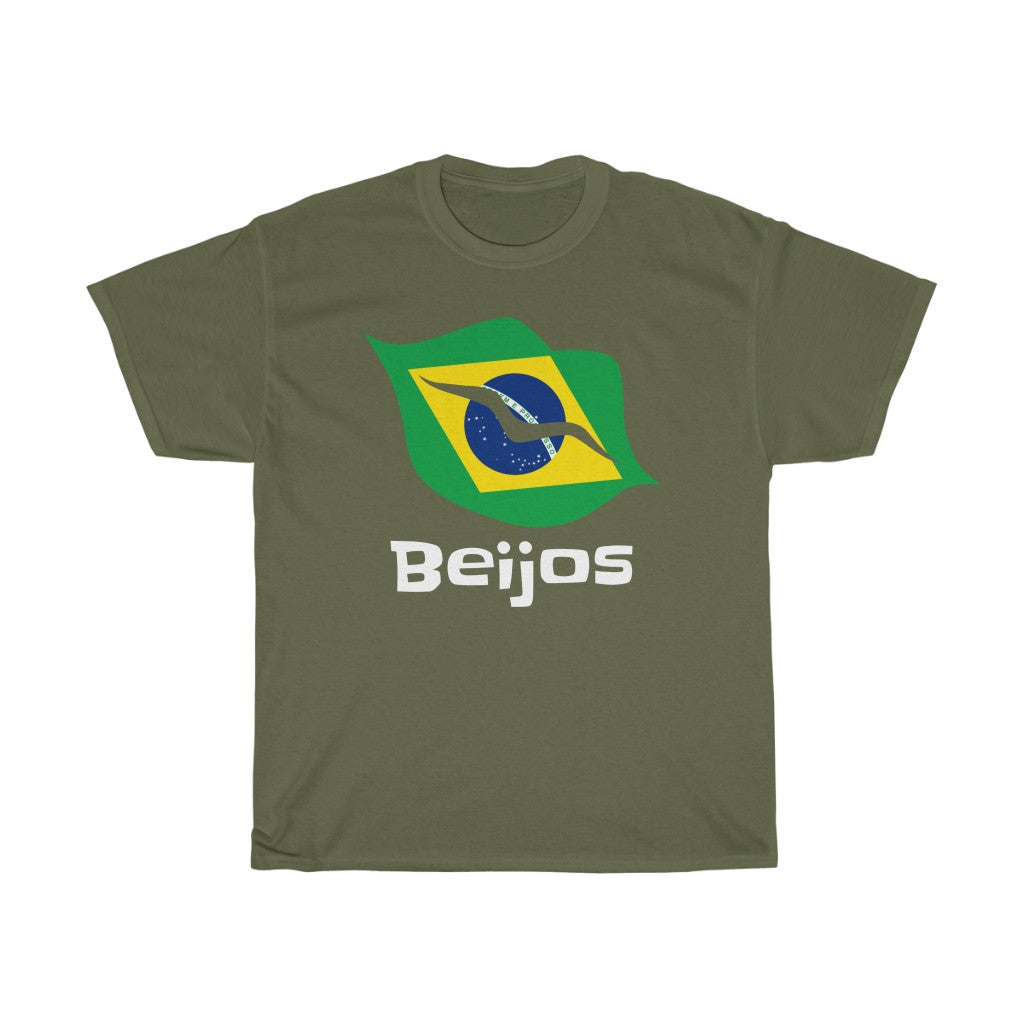 Brazil (Beijos) Lips Flag Standard Tee 2 - Unisex