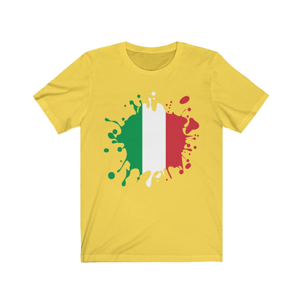 Italy Splat Flag Premium Tee - Unisex