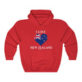 New Zealand Heart Flag Hoodie Sweatshirt 2 - Unisex