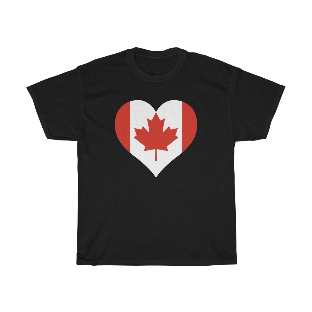 Canada Heart Flag Standard Tee - Unisex