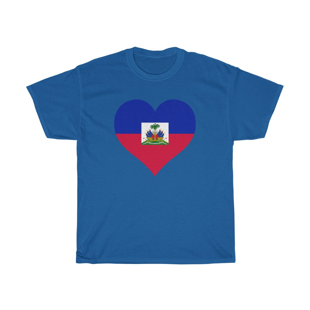 Haiti Heart Flag Standard Tee - Unisex