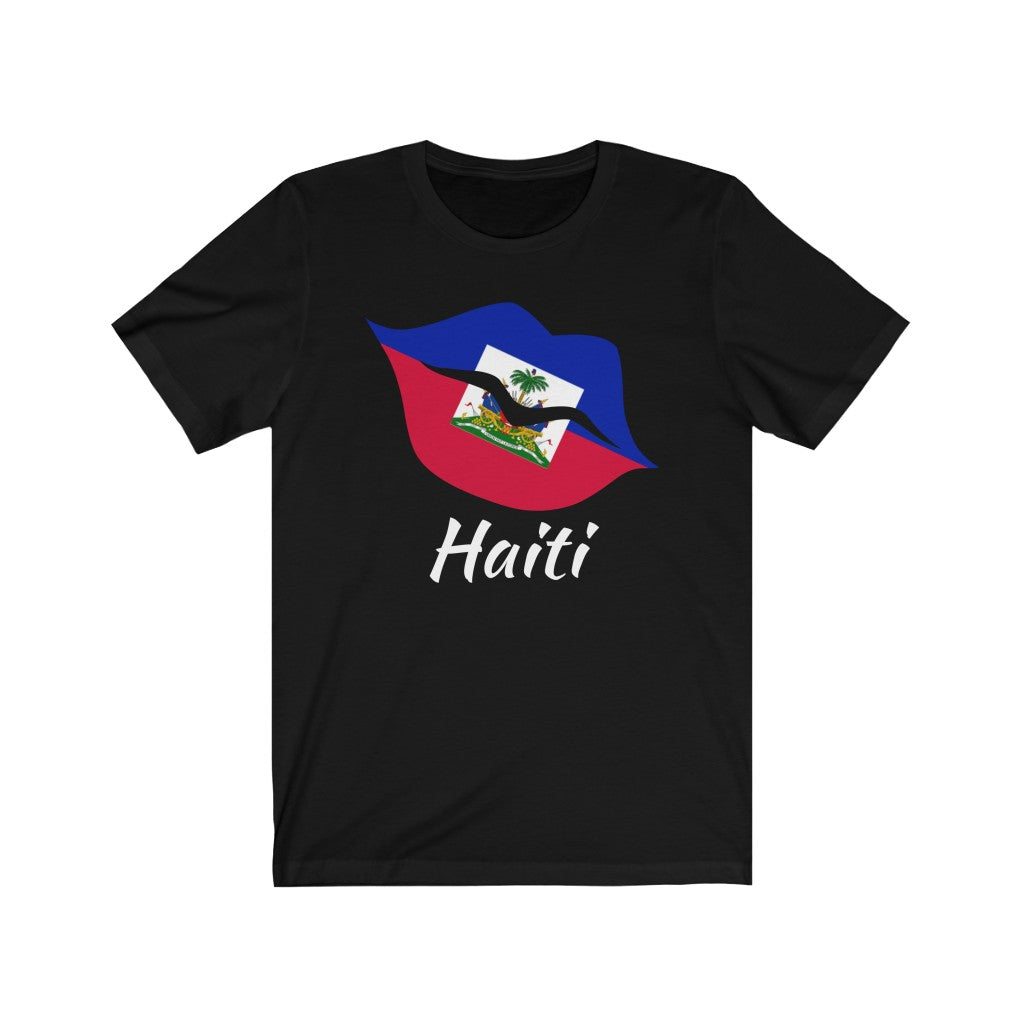 Haiti Lips Flag Premium Tee 2 - Unisex