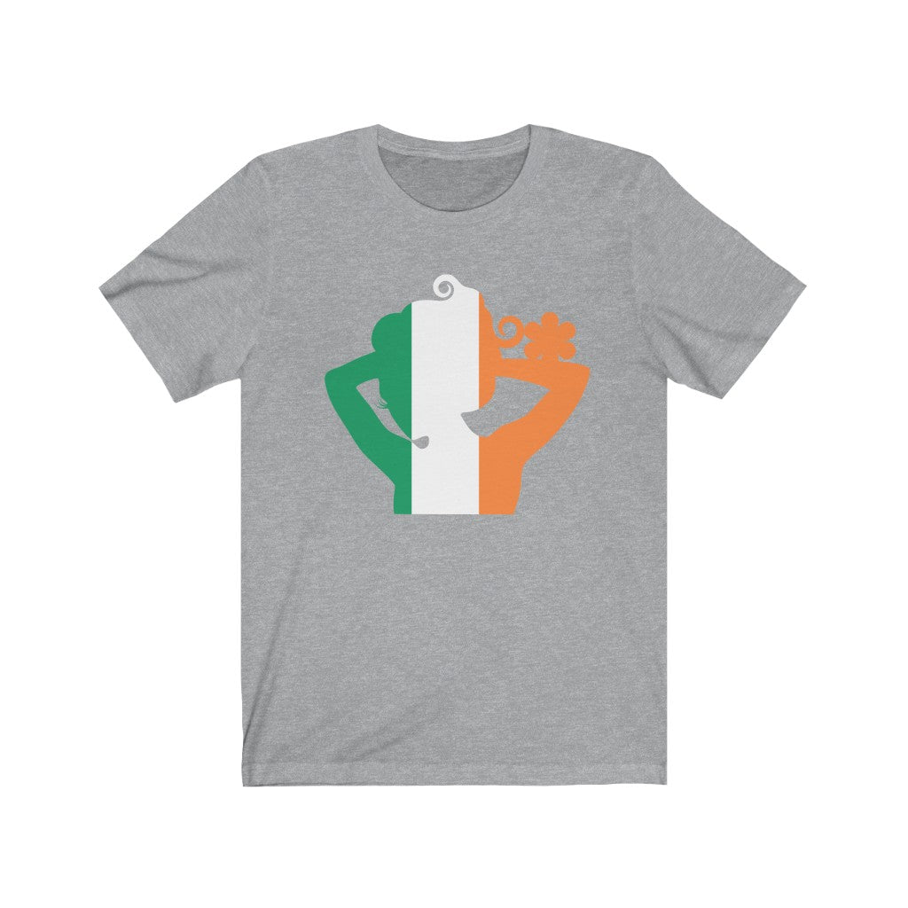 Ireland Lady Flag Premium Tee - Unisex