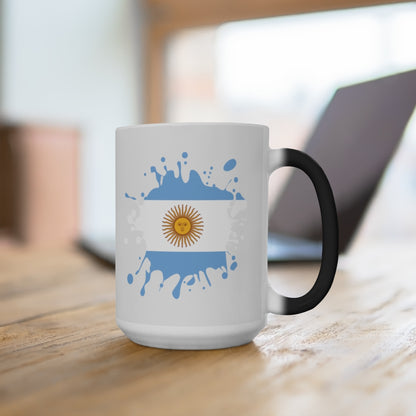 Argentina Splat Color Changing Mug