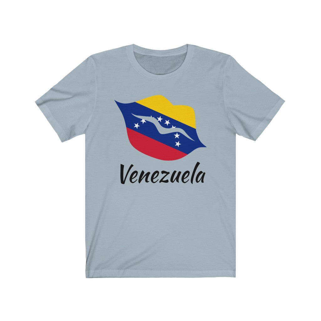 Venezuela Lips Flag Premium Tee 1 - Unisex