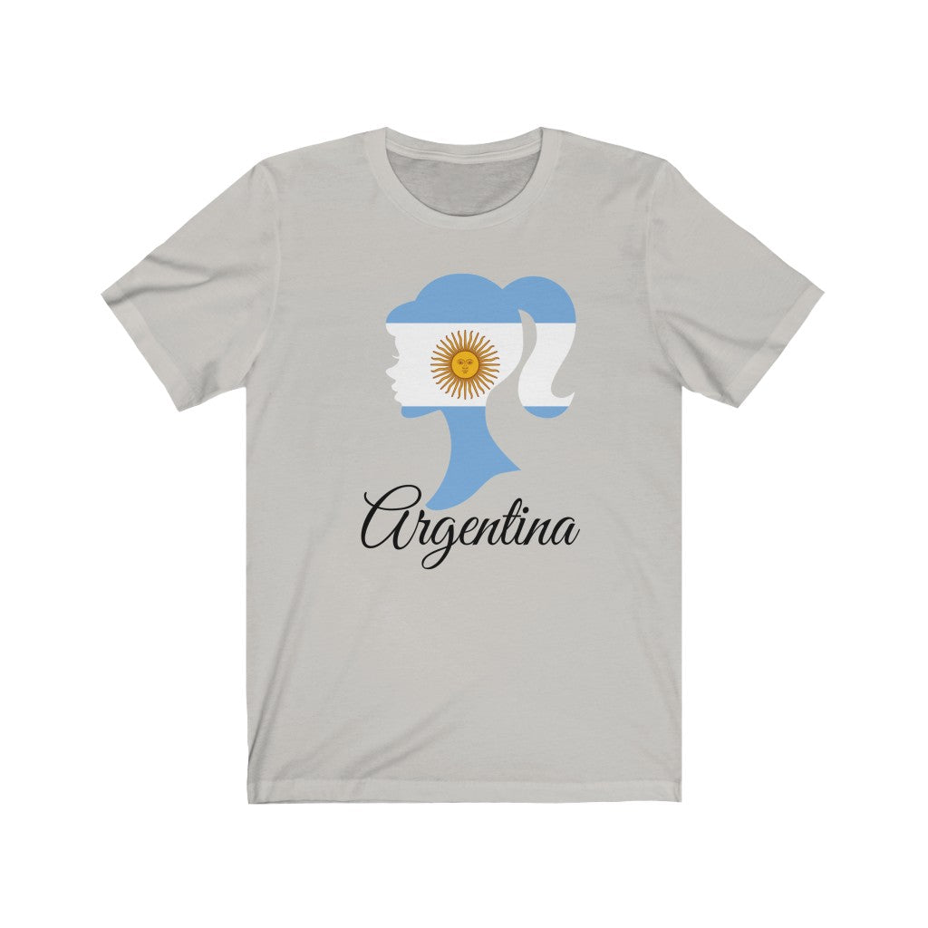 Argentina Girl Flag Premium Tee 1 - Unisex