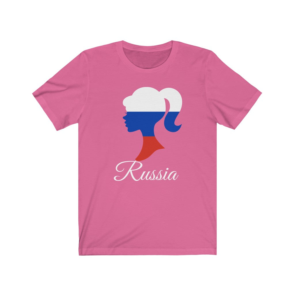 Russia Girl Flag Premium Tee 2 - Unisex